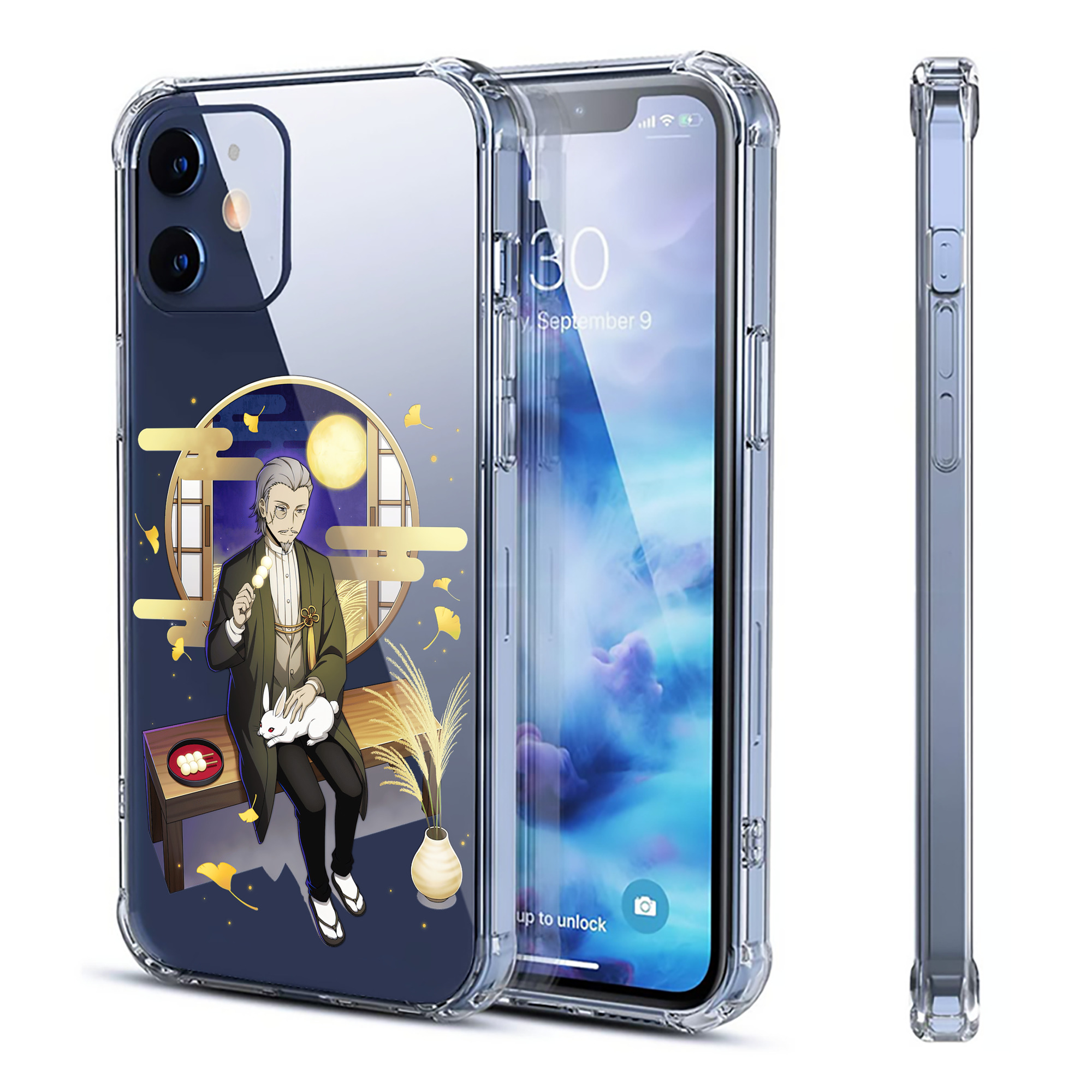 （画像用） 文豪ストレイドッグス Bungo Stray Dogs 【iPhone 12シリーズ対応】透明スマホケース（クリアソフトケース）